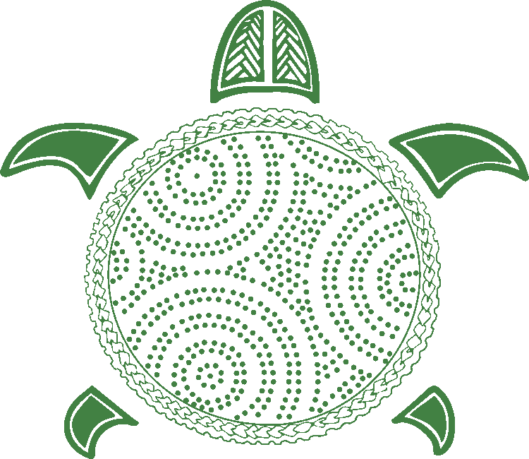 La familia turtle illustration